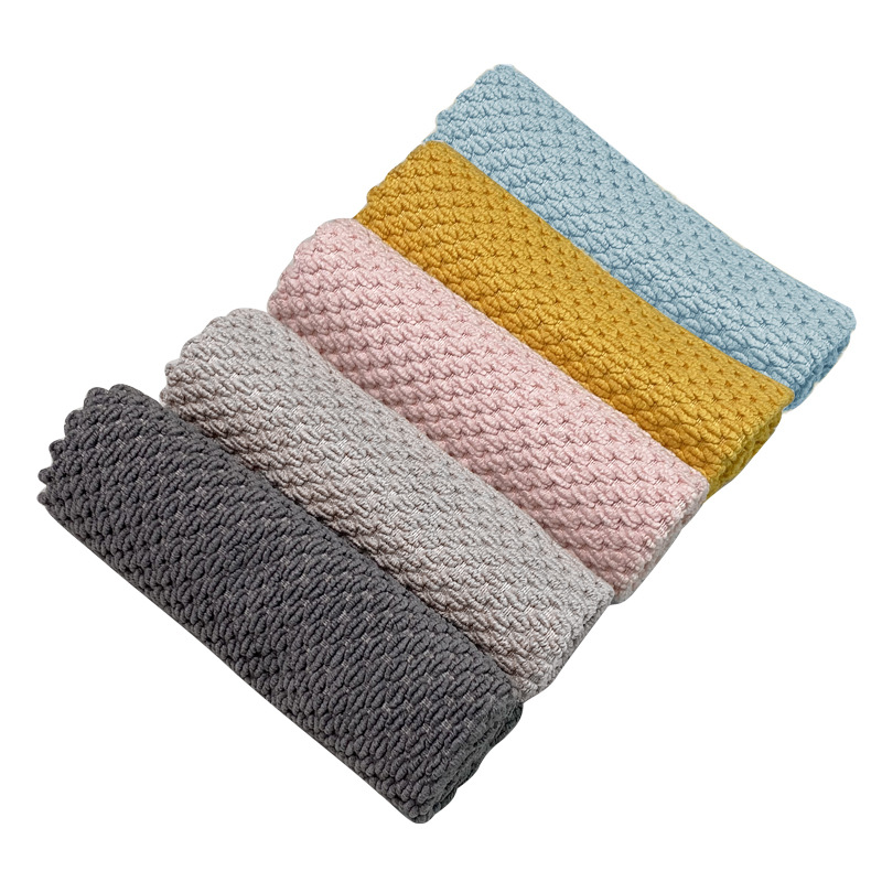 Home Textiles Face Towel - 5PCS Cotton Towel Soft Absorbent Dishcloth