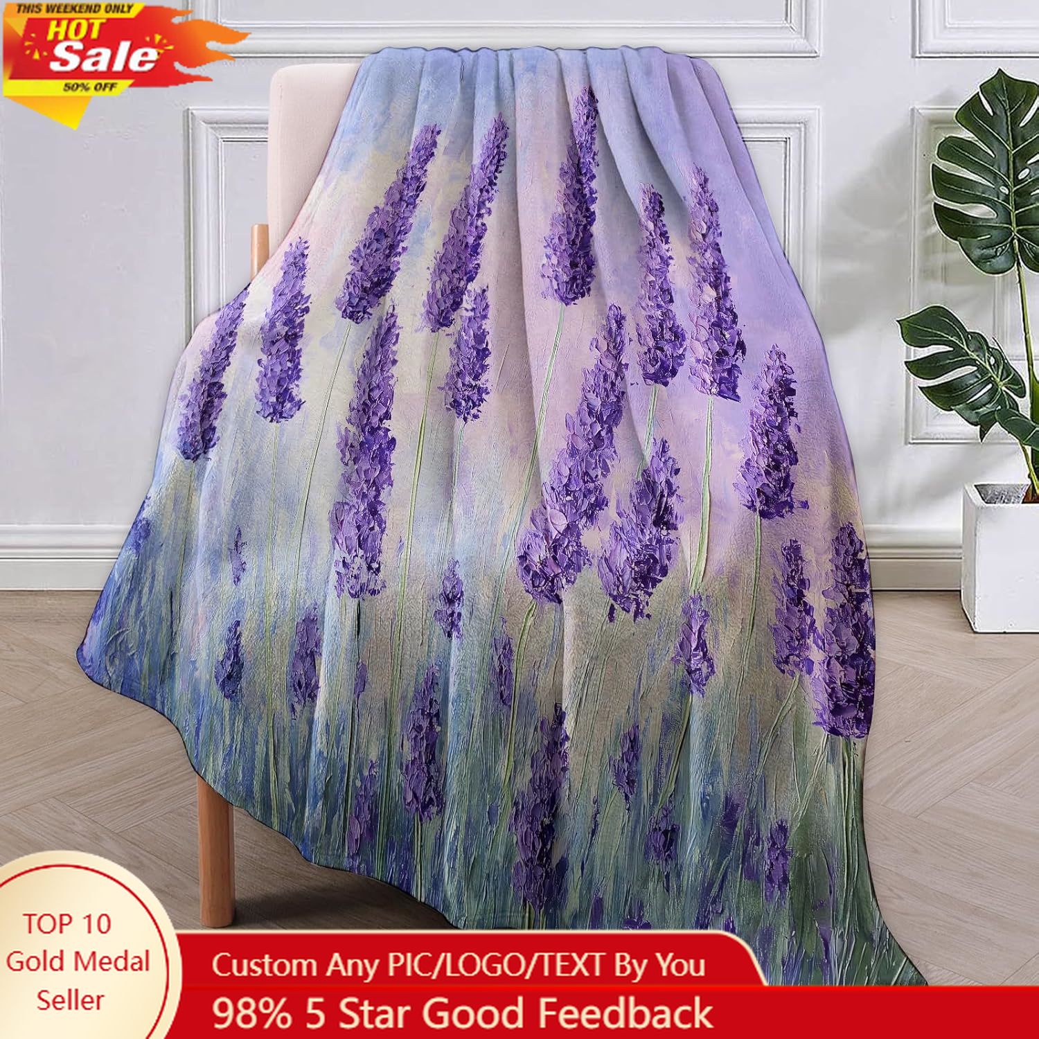 Home Of Textiles - Camper Flannel Blanket, Camp Gifts, Camping-Themed
