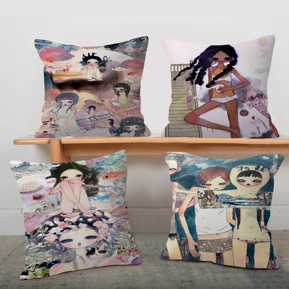 A-Aya Takano Cushion Cover Car - Aya Home Textiles 评论和价格