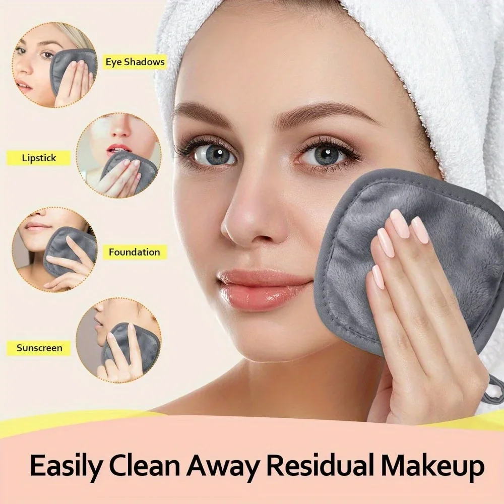 Makeup Remover Cloth 12 Pack U - Home Textiles Face Towel 评论和价格