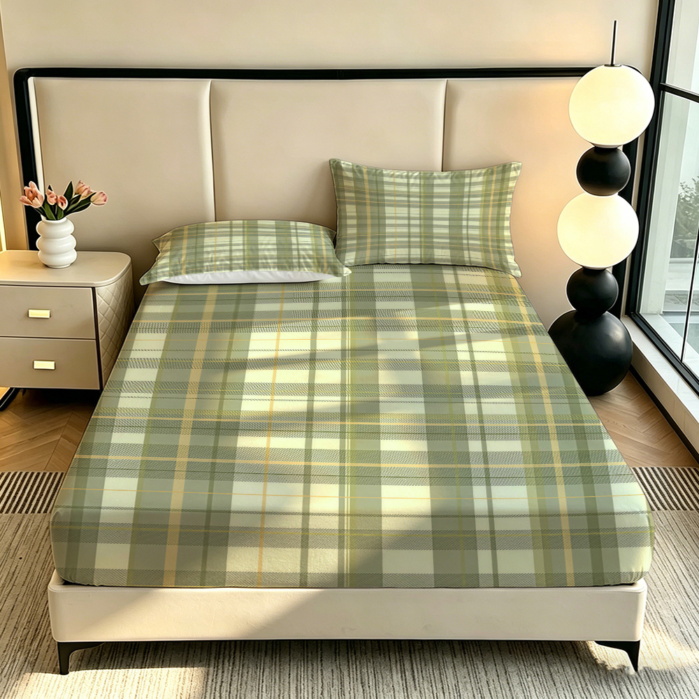 90G 3-Piece Bedding Set 1 Fitt - Bed Sheet Microfiber 评论和价格
