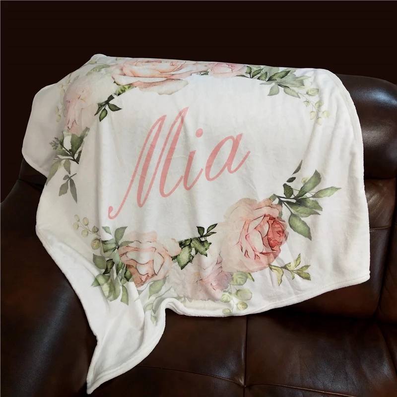 Name Personalized Baby Flannel - Bed Sheet Microfiber 评论和价格