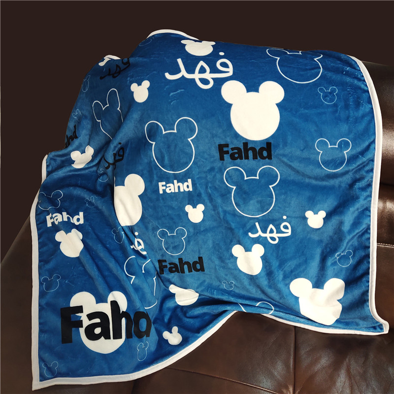 Name Personalized Baby Flannel - Bed Sheet Microfiber 评论和价格