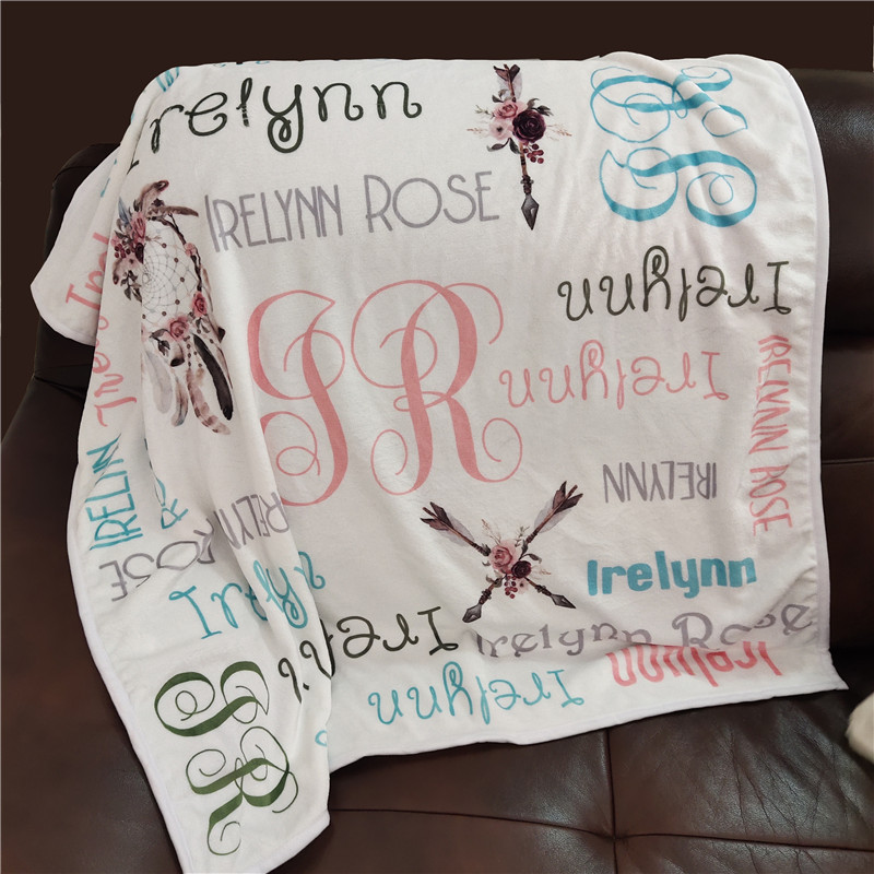 Name Personalized Baby Flannel - Bed Sheet Microfiber 评论和价格