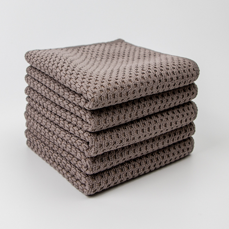 5PCS Cotton Towel Soft Absorbe - Home Textiles Face Towel 评论和价格