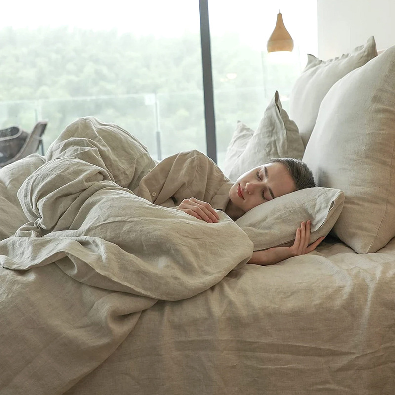 100% Linen Bed Duvet Cover Sto - Quality Home Textiles 评论和价格