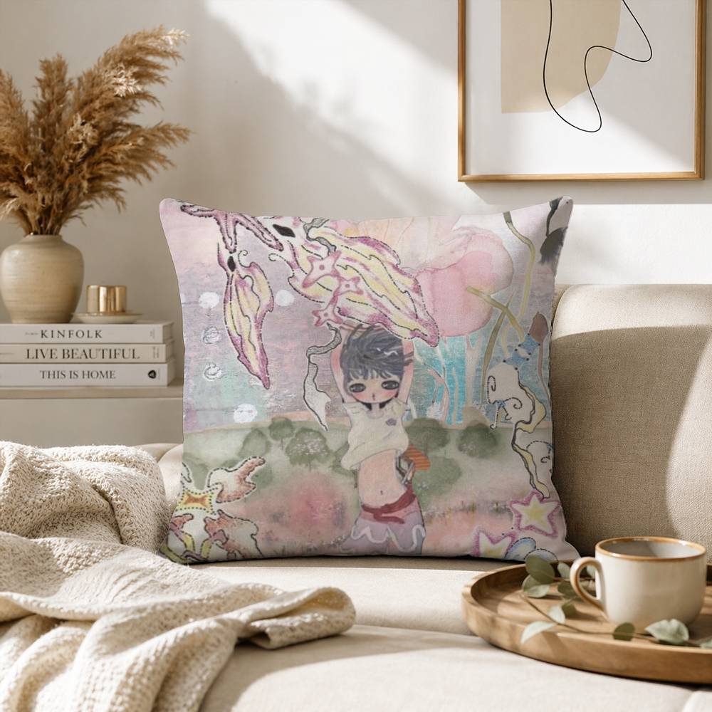 A-Aya T-Takano Art Pillow Case - Aya Home Textiles 评论和价格