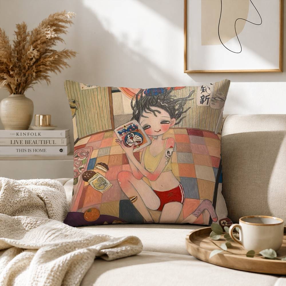 A-Aya T-Takano Art Pillow Case - Aya Home Textiles 评论和价格