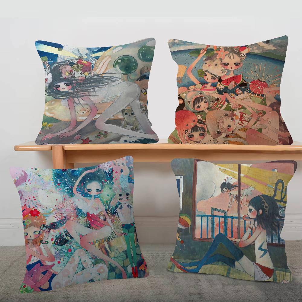 Artist Aya Takano Pillow Case  - Aya Home Textiles 评论和价格