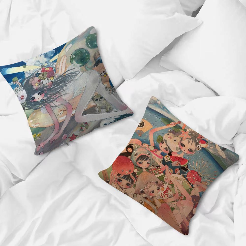 Artist Aya Takano Pillow Case  - Aya Home Textiles 评论和价格