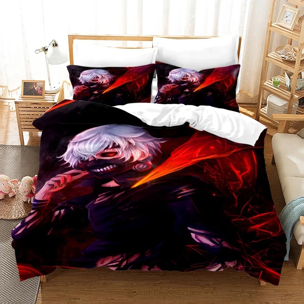 Tokyo Ghoul Kaneki Ken  Duvet  - Bed Sheet Microfiber 评论和价格