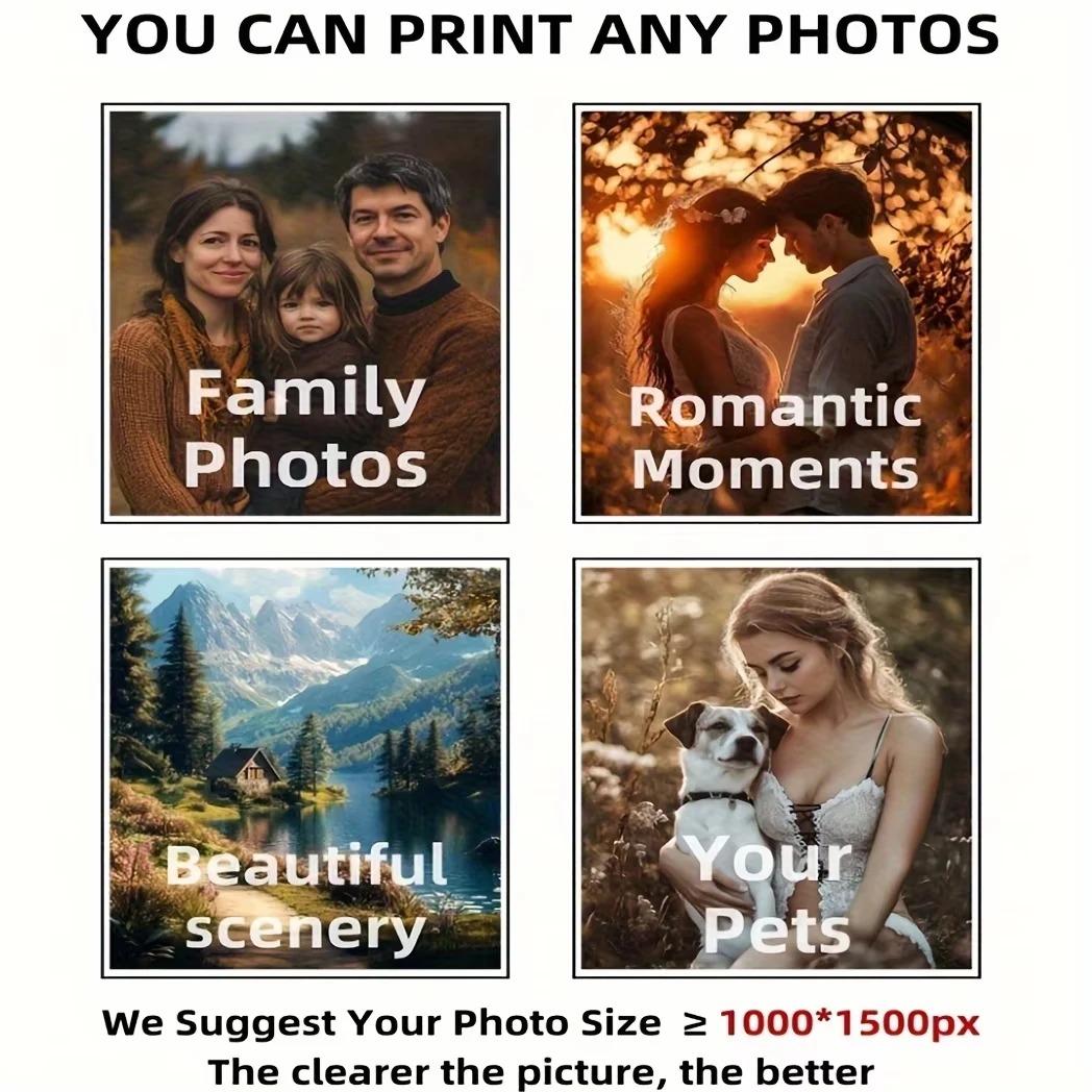Personalized Photo Canvas, Cus - Textiles For Home 评论和价格