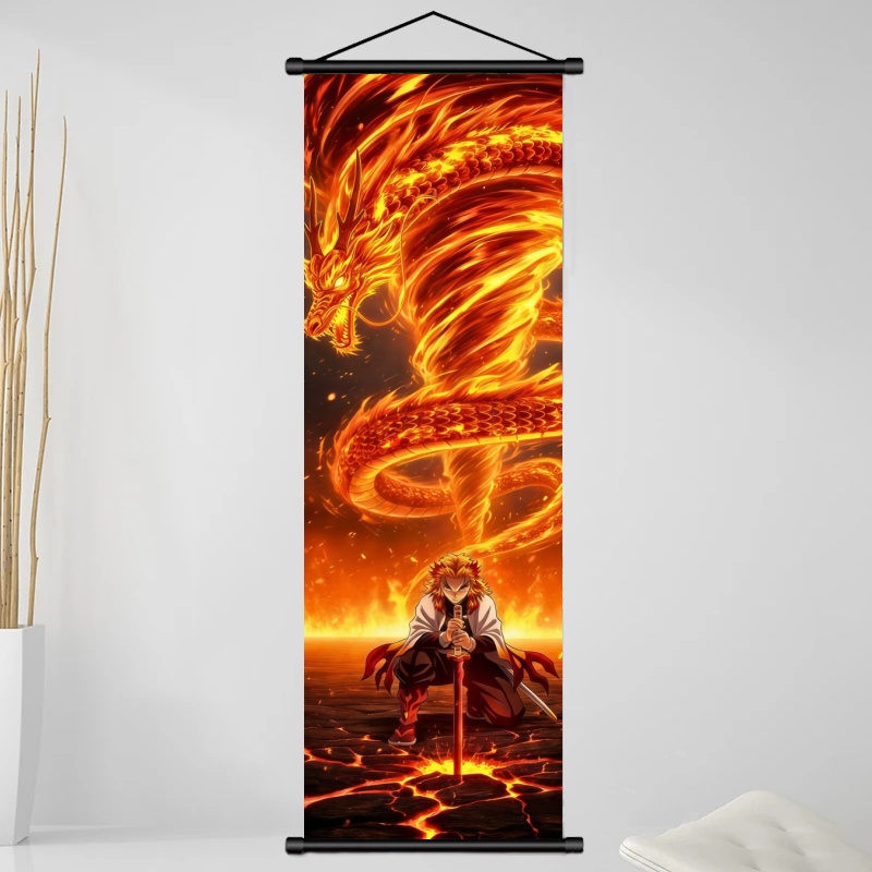 Demon Slayer Kyojuro Rengoku H - Textiles For Home 评论和价格
