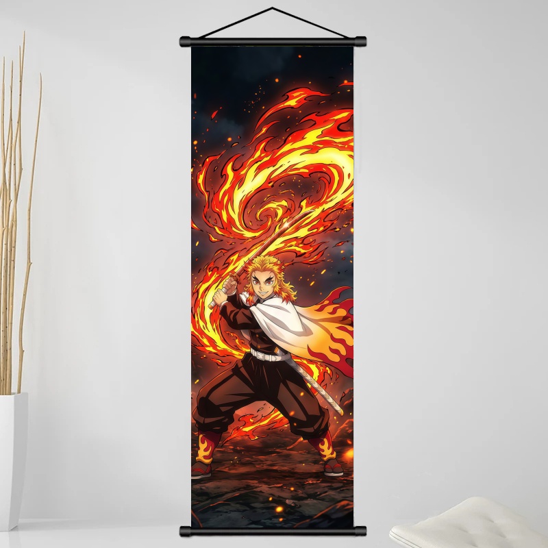 Demon Slayer Kyojuro Rengoku H - Textiles For Home 评论和价格