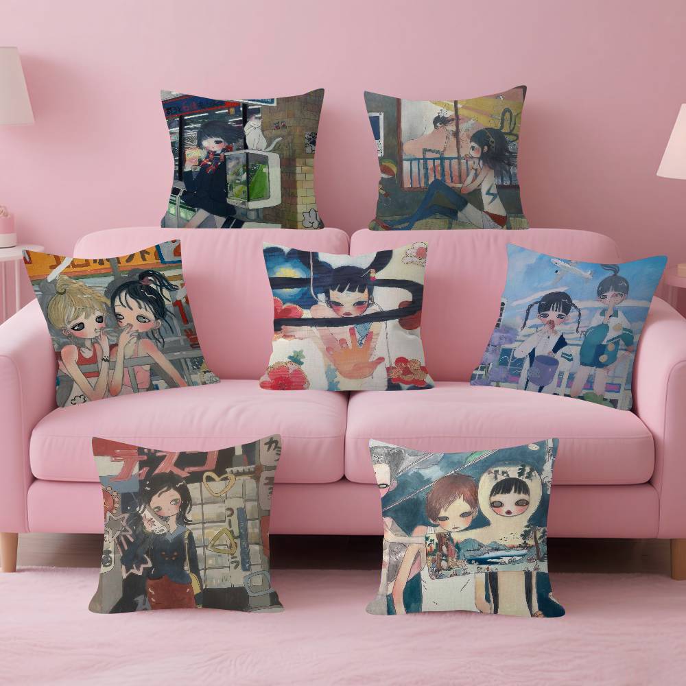 Art Aya Takano Girl  Pillow An - Aya Home Textiles 评论和价格