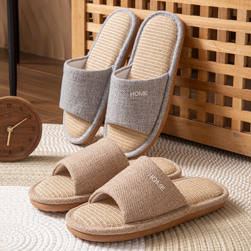 Linen Platform Women's Slipper - Textiles For Home 评论和价格