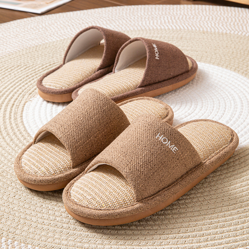 Linen Platform Women's Slipper - Textiles For Home 评论和价格
