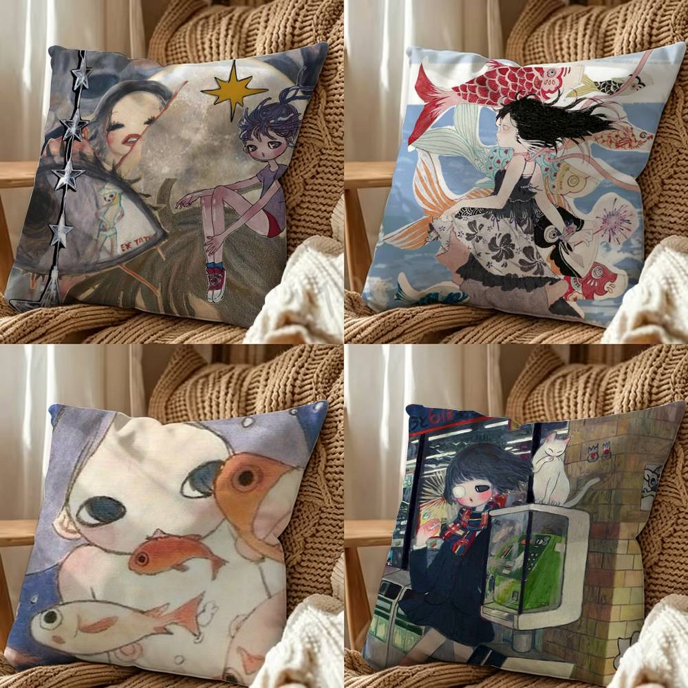 Aya Takano Art Double-Sided Pr - Aya Home Textiles 评论和价格